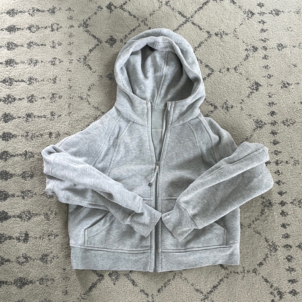 Lululemon oversized scuba zip up hoodie
